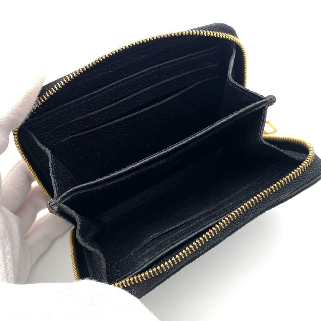 ルイヴィトン モノグラム アンプラント ジッピーパース ブラック 小銭入れ