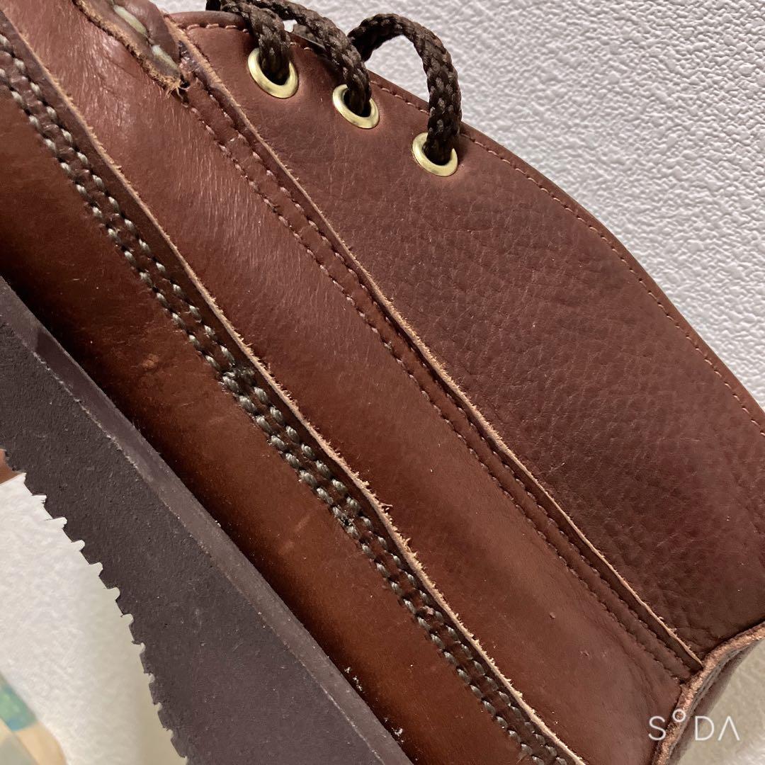 【H1R0】ラッセルモカシン タフレザーブーツ 200-27W（プー79）