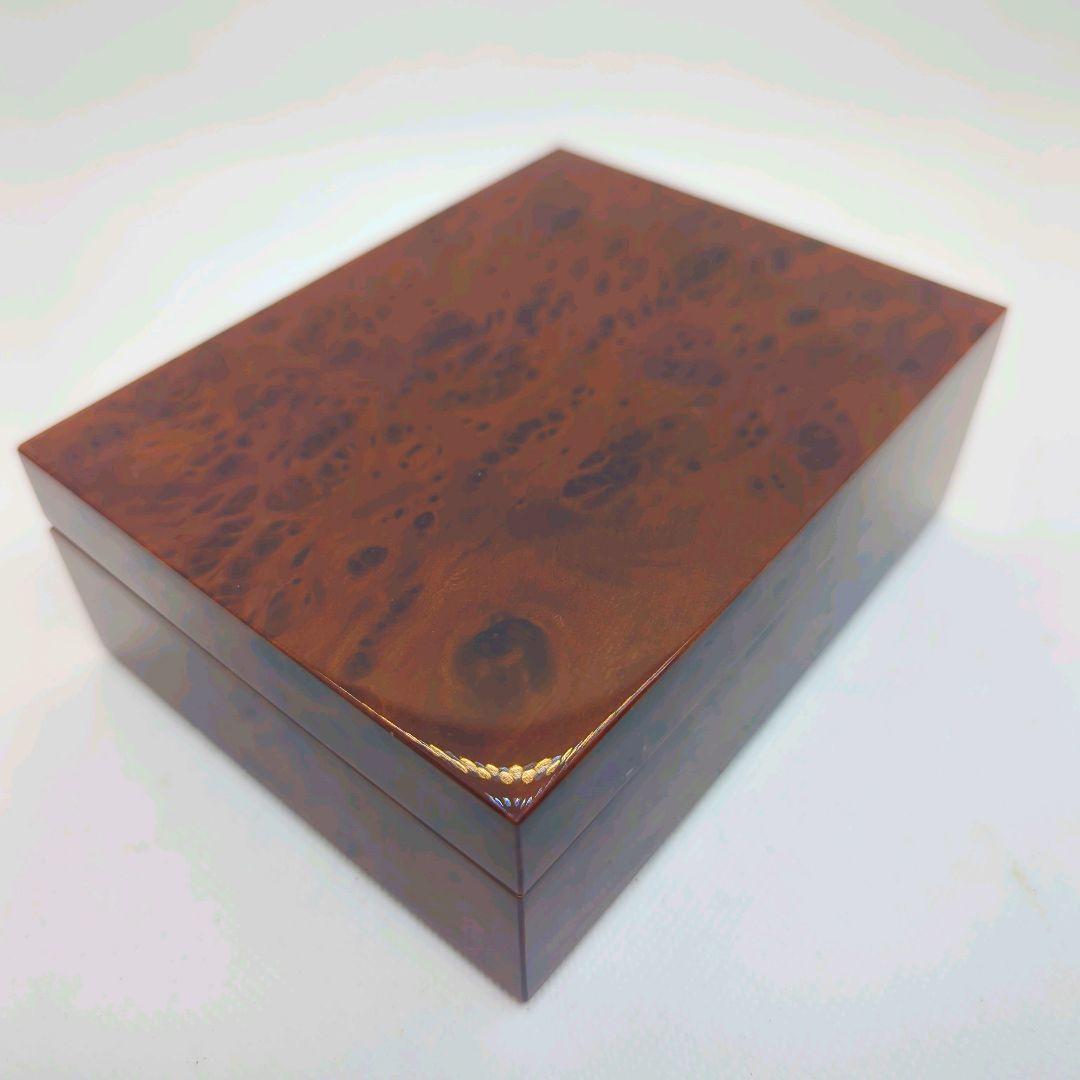 〈極美品〉REUGE カノン シリンダー式 オルゴール 36弁 ピアノ塗装 瘤杢