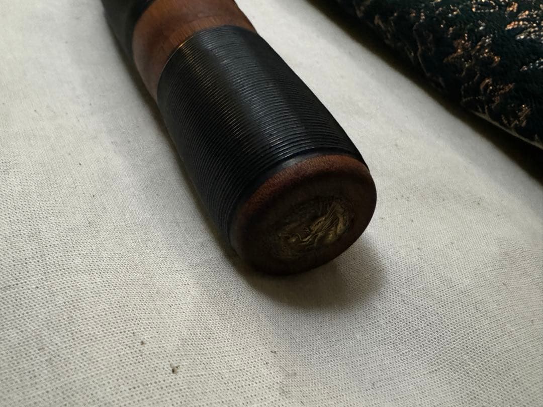 希少 鳳声晴由 銘「鳳由」能管 八割返し 横笛 和楽器