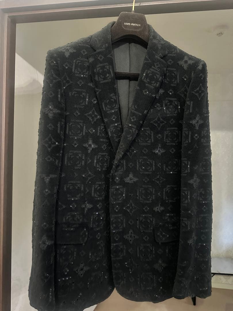 Louis Vuitton ブラック テーラードジャケット