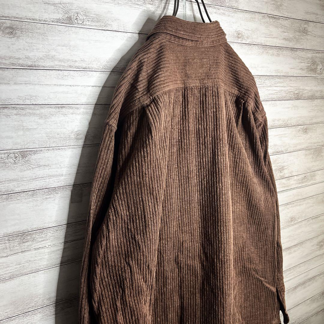 【入手困難!!】シュプリーム ✈︎コーデュロイシャツ 肉厚 太 刺繍