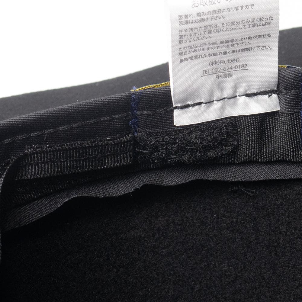 新品 RUBEN ロングブリム 中折れフェルトウールハット ブラック