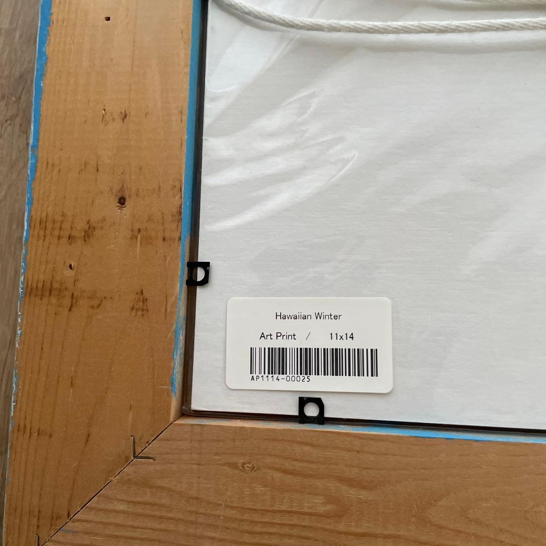 純正額付きHeather Brownアートフレーム絵画　ハワイロンハーマンwtw