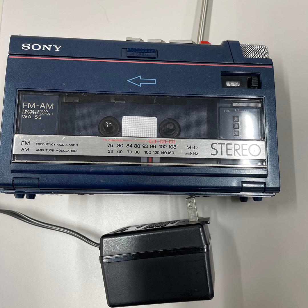 レア　SONY WA-55 ステレオラジカセ　レトロ