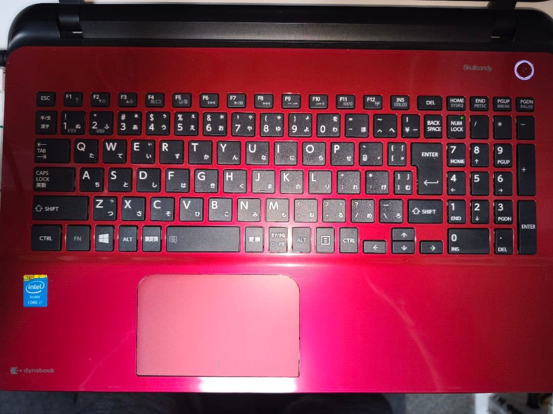 TOSHIBA ノートPC Intel i7 16GB 954GB レッド