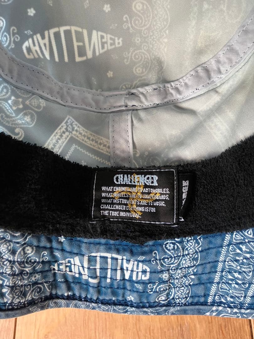 CHALLENGER バンダナ柄 バケットハット