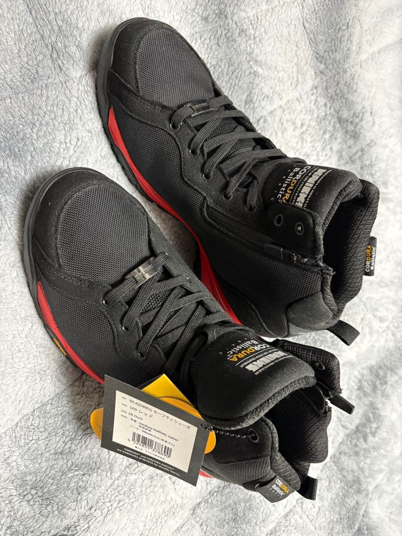 ニックス　バリスティック安全靴　28.0　赤　未使用品