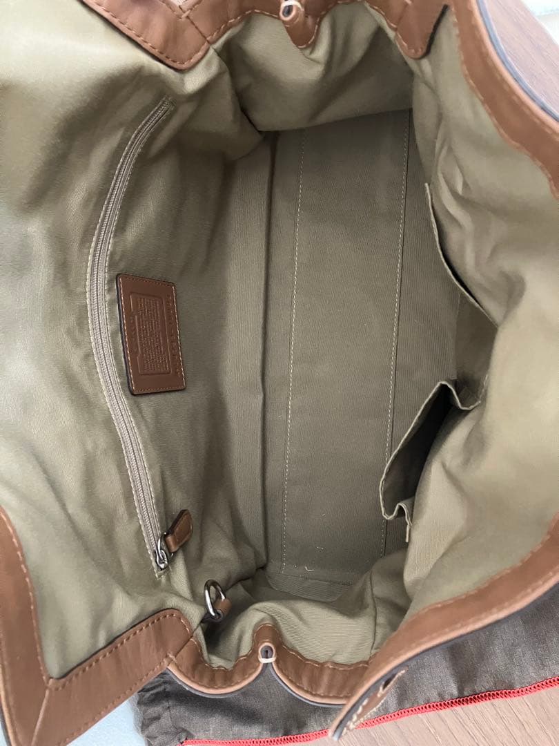 COACH ハンドバッグ ベージュ・ブラウン