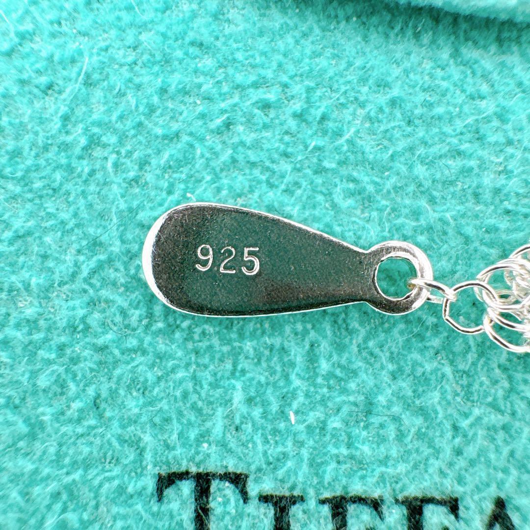 極美品 ティファニー オープンハート XL メッシュ ネックレス シルバー925