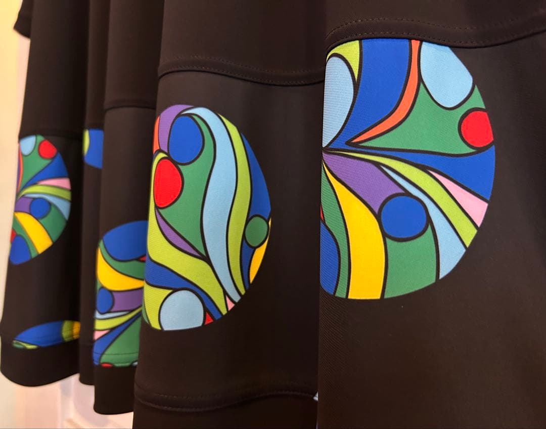 美品 ★ TOKUKO トクコプルミエヴォル チュニック Aライン ドット 水玉