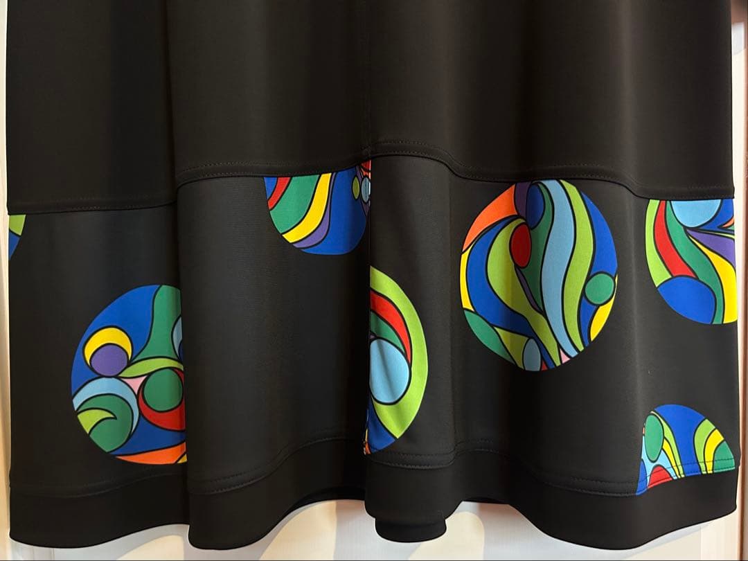 美品 ★ TOKUKO トクコプルミエヴォル チュニック Aライン ドット 水玉