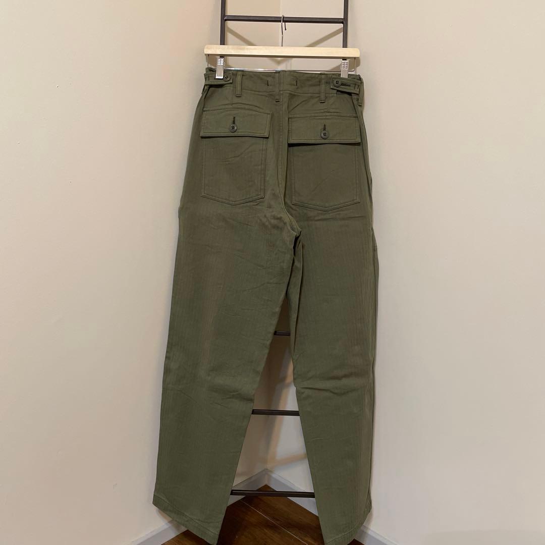 YOLOさま専用　ナイジェルケーボン　ヘリンボーンユーティリティーパンツ　カーキ