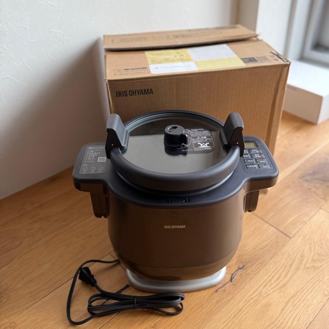 アイリスオーヤマ シェフドラム 最上級モデル ブラウン KDAC-IA2-T