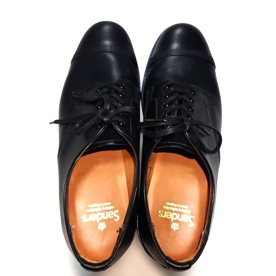 Sanders ミリタリーダービー GB8 ブラック カーフ