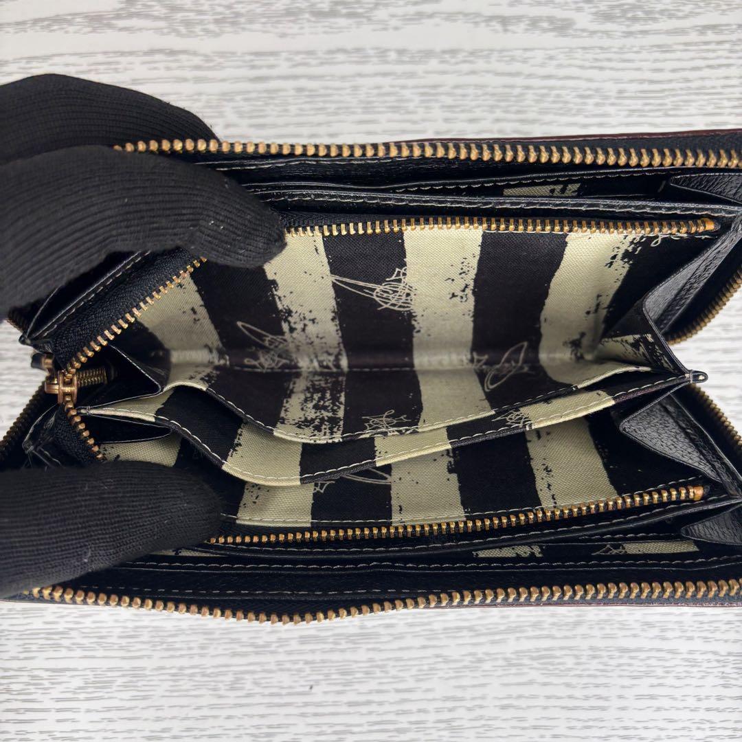 極美品　vivienne ヴィヴィアン　長財布　ラウンドファスナー　S8138