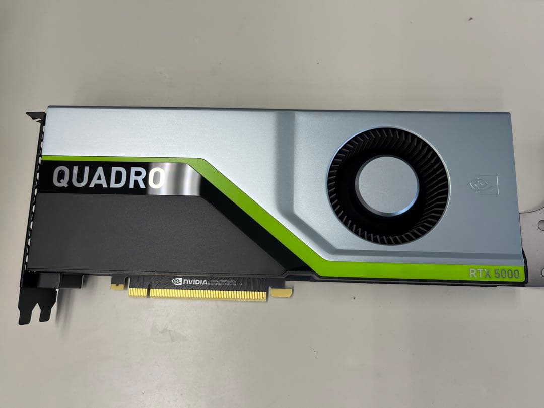 NVIDIA QUADRO RTX5000 グラフィックボード 16GB 中古品