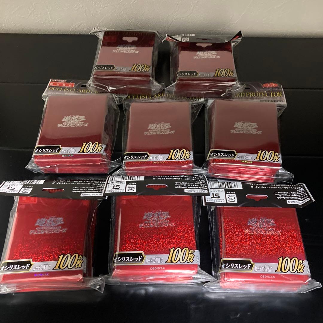 遊戯王OCG スリーブ デュエリストカードプロテクター オシリスレッド 100枚