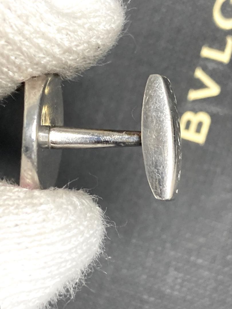 BVLGARI ブルガリ　ブルガリ　シルバー　カフス　カフスリンクス　袋付き