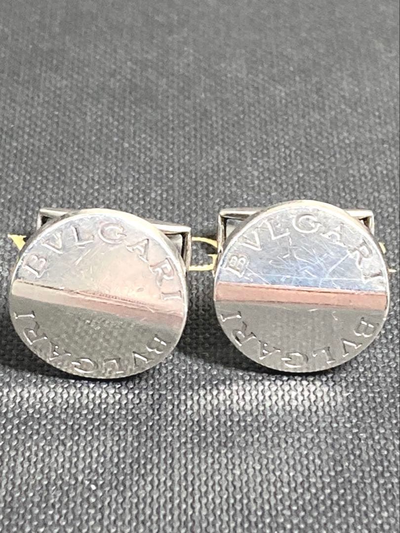 BVLGARI ブルガリ　ブルガリ　シルバー　カフス　カフスリンクス　袋付き