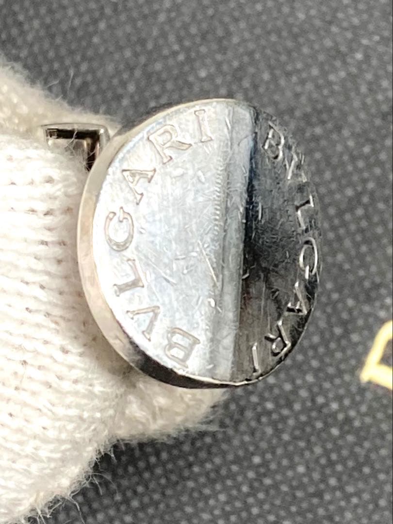 BVLGARI ブルガリ　ブルガリ　シルバー　カフス　カフスリンクス　袋付き