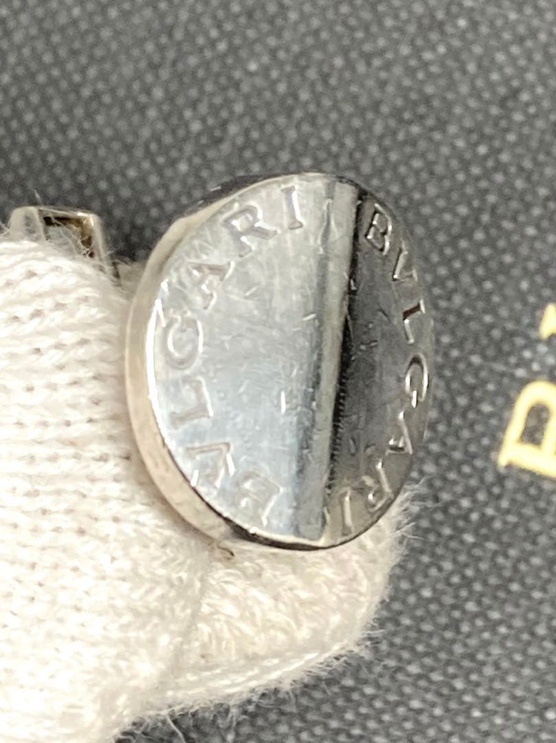 BVLGARI ブルガリ　ブルガリ　シルバー　カフス　カフスリンクス　袋付き