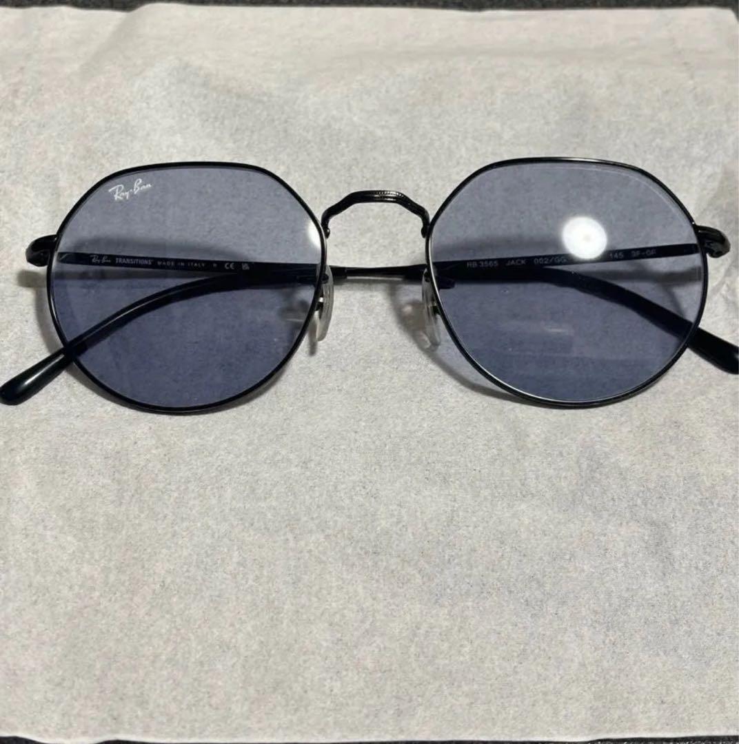 木村拓哉モデルray-ban RB3565 jack 調光transitions