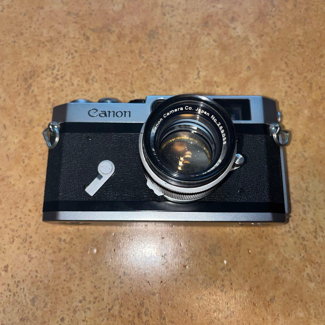 Canon P フィルムカメラ 50mmレンズ付き ジャンク？