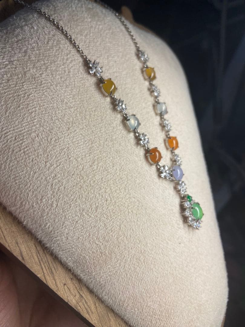 エレガント フラワーモチーフ ネックレス