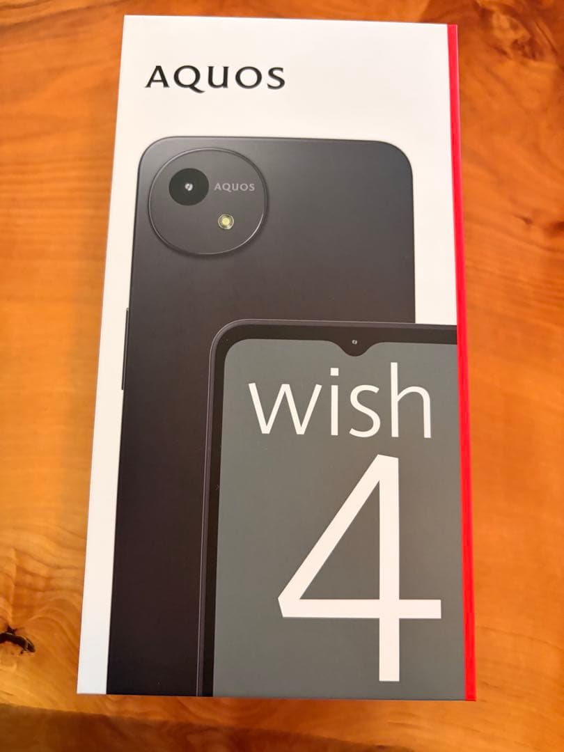 【新品未使用】① AQUOS wish4 ブラック