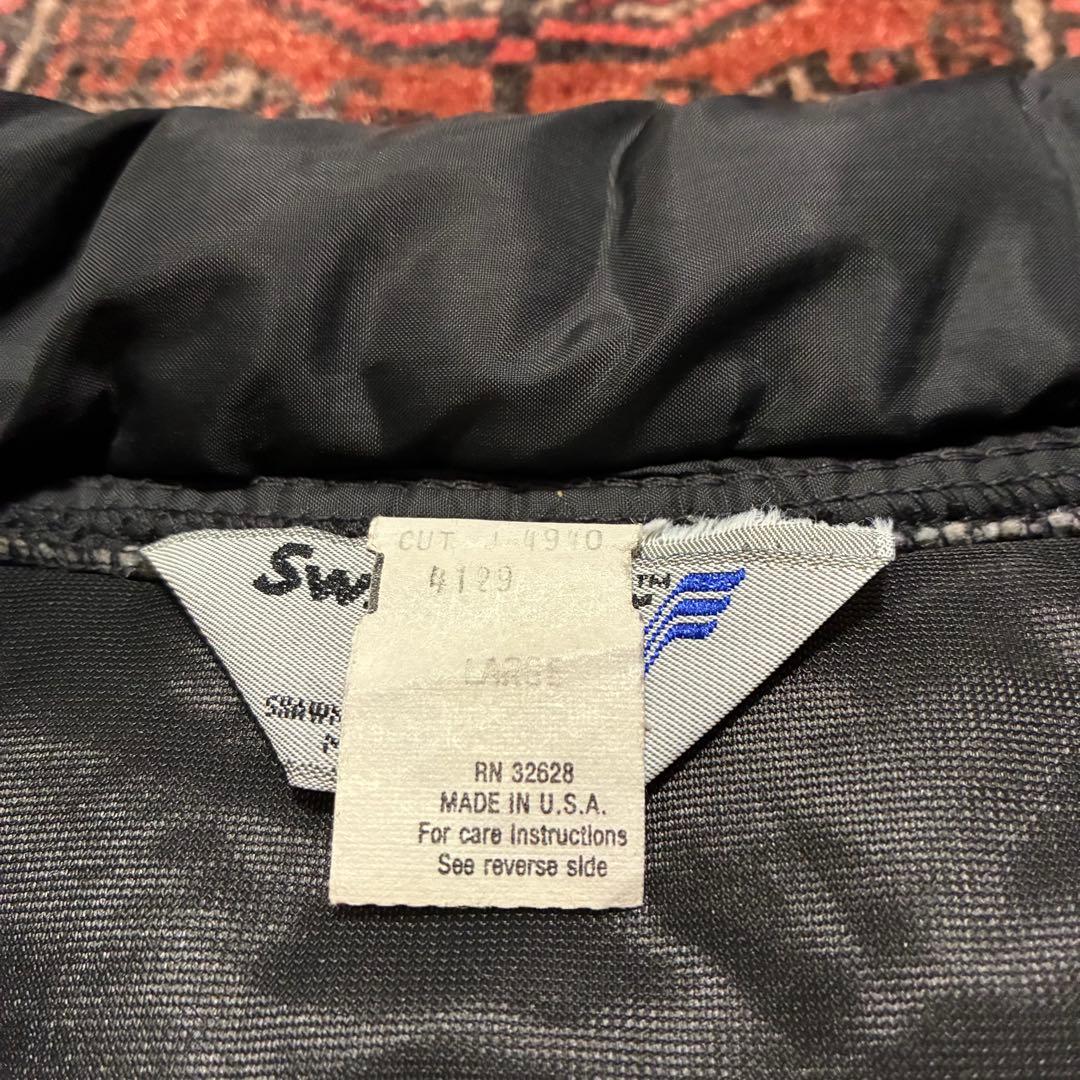 70S USA製 swingster ダウンベスト レーシングベスト L 中綿