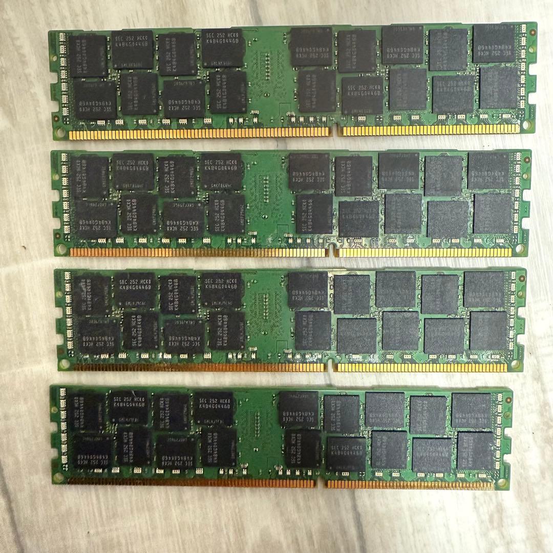 Samsung 16GB DDR3 メモリー PC3-12800 4枚セード