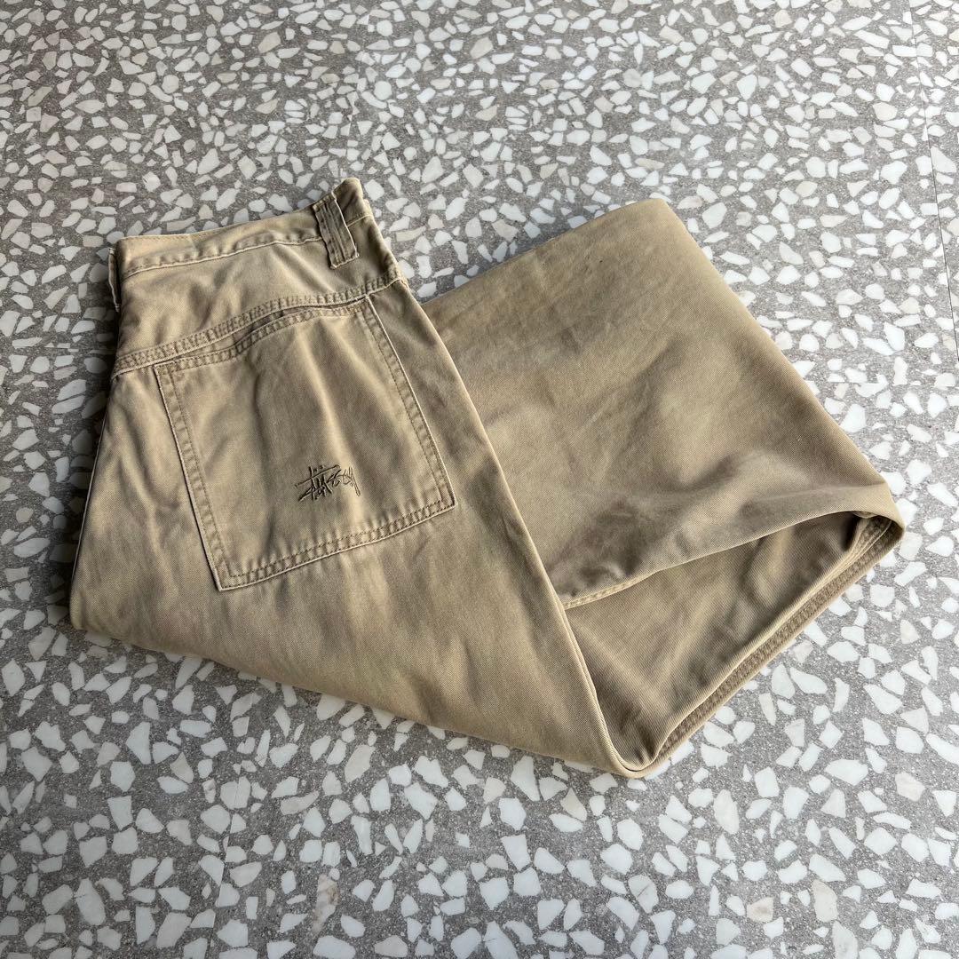 【ワークギア、オールドステューシー】バギーパンツ90sストリート古着菅田将暉