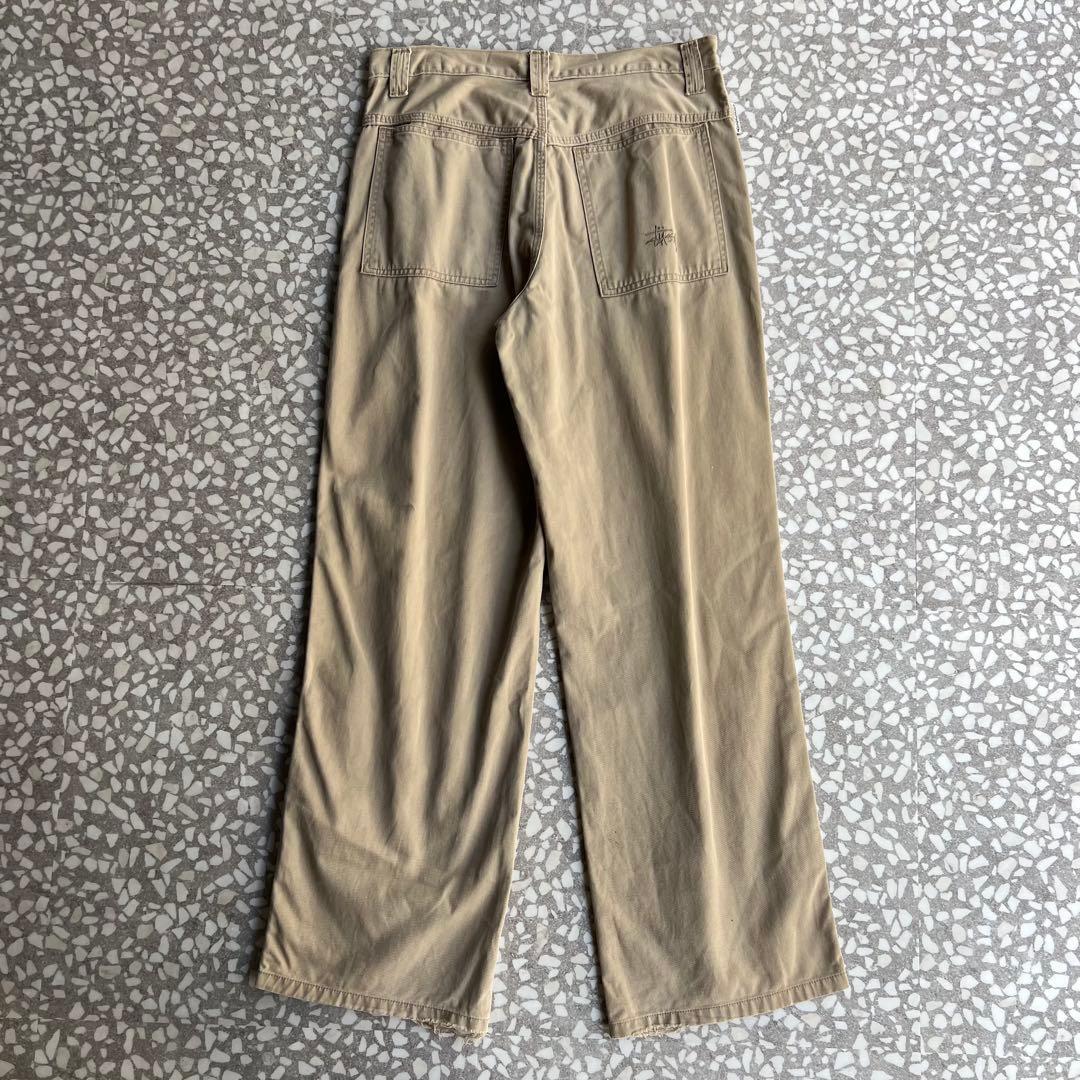 【ワークギア、オールドステューシー】バギーパンツ90sストリート古着菅田将暉