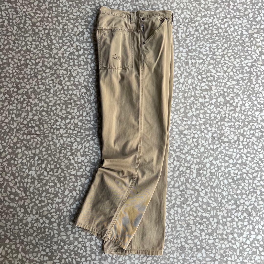 【ワークギア、オールドステューシー】バギーパンツ90sストリート古着菅田将暉