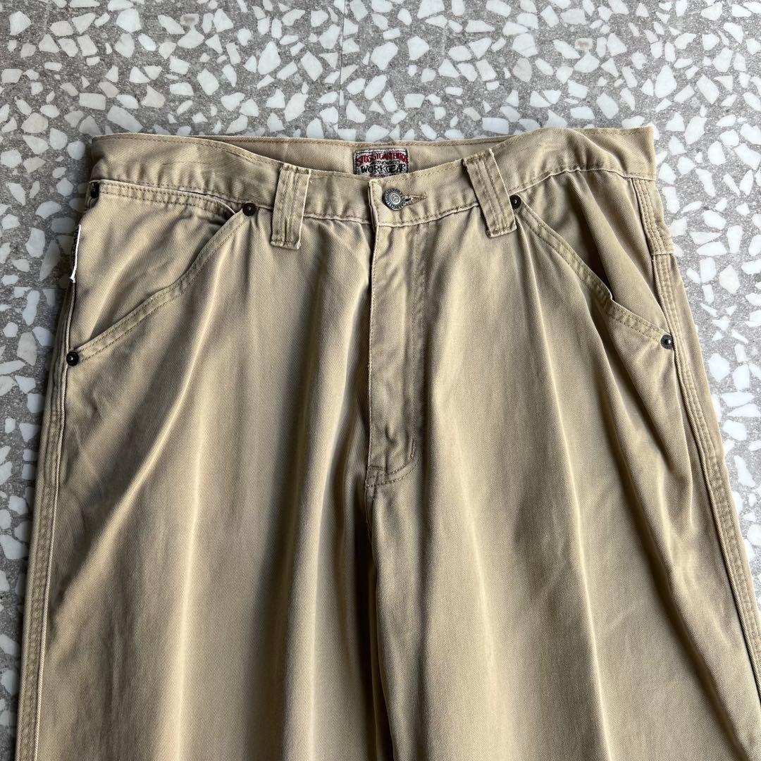 【ワークギア、オールドステューシー】バギーパンツ90sストリート古着菅田将暉