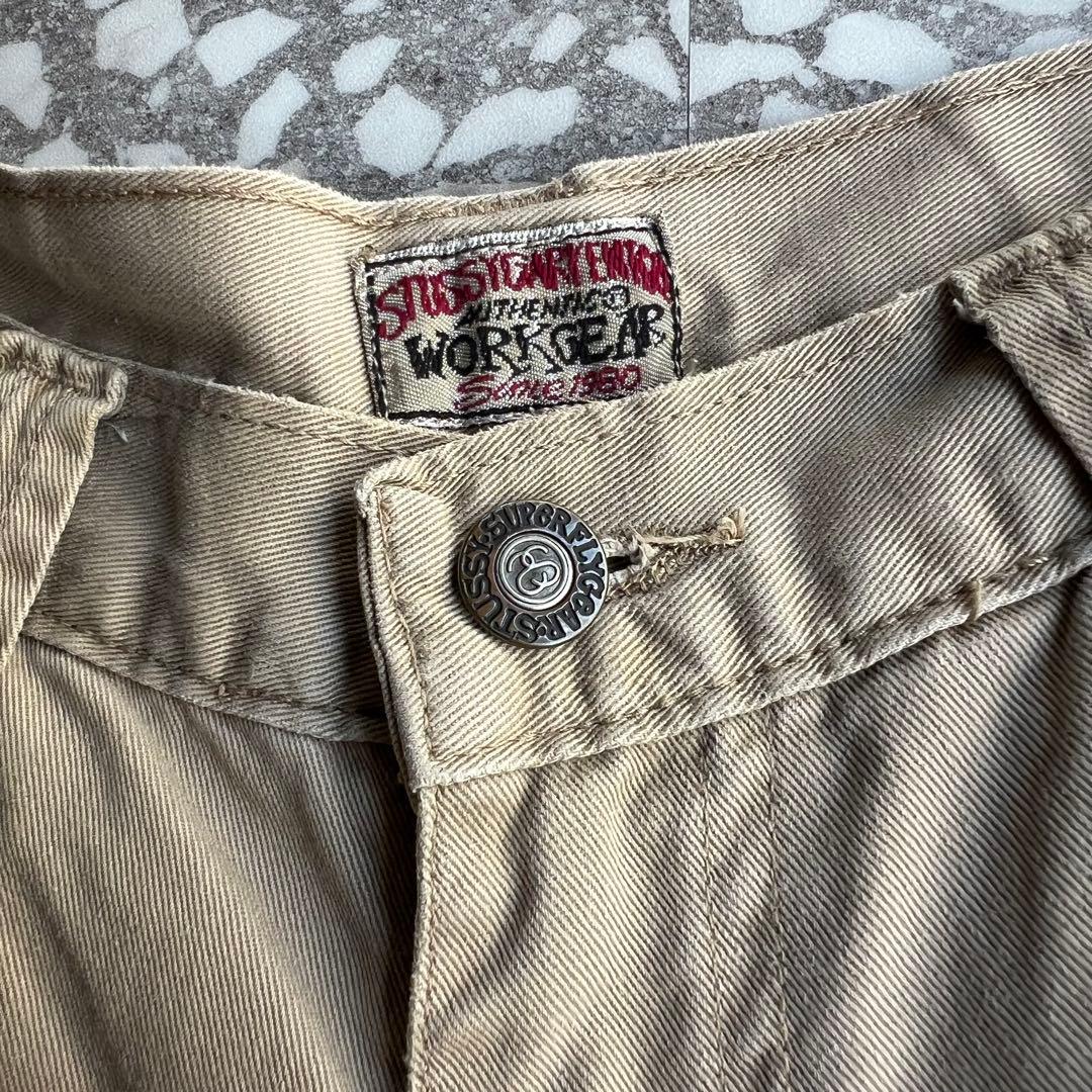 【ワークギア、オールドステューシー】バギーパンツ90sストリート古着菅田将暉