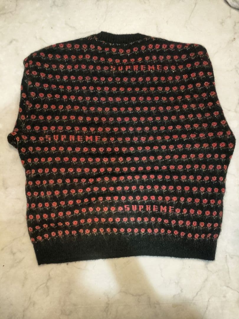 トップス Supreme 25aw Flowers llic Sweater