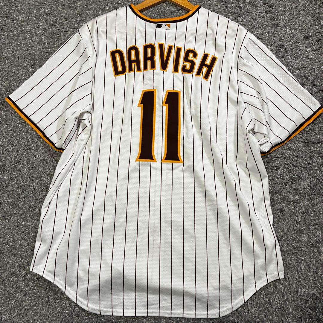 【美品】NIKE パドレス ダルビッシュ有 #11 レプリカユニフォーム XL