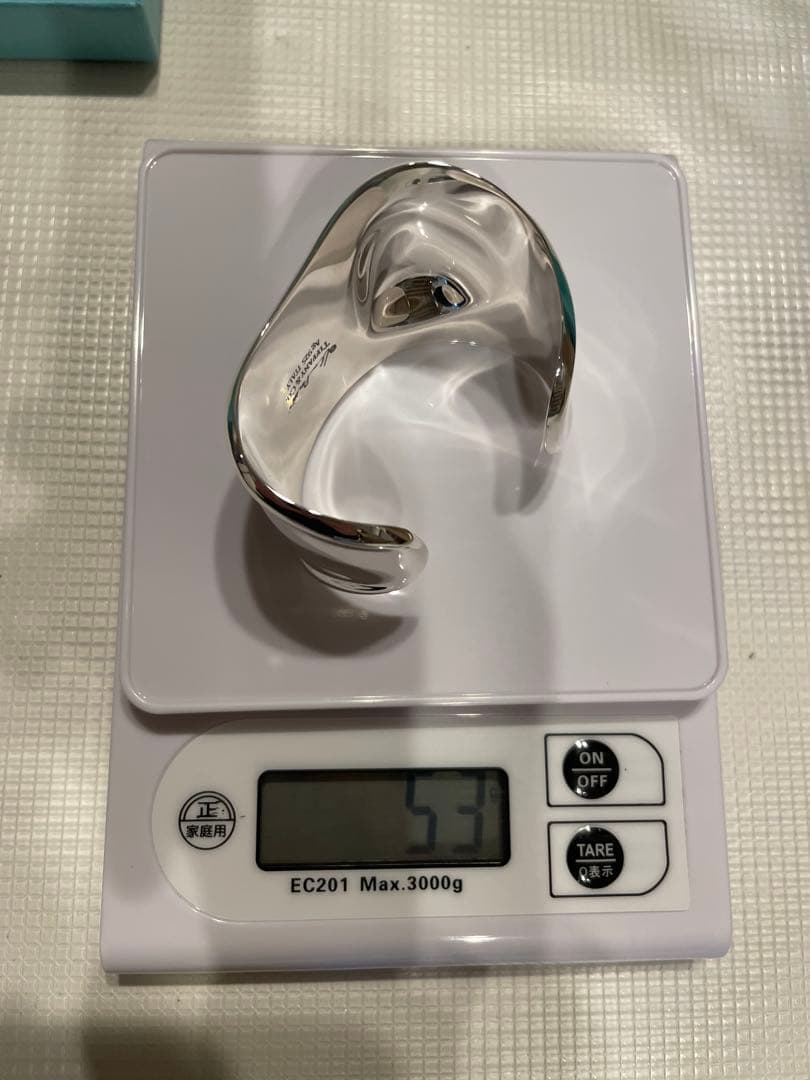 未使用（クリーニング済）　ティファニー ボーンカフ スモール AG925 左手用