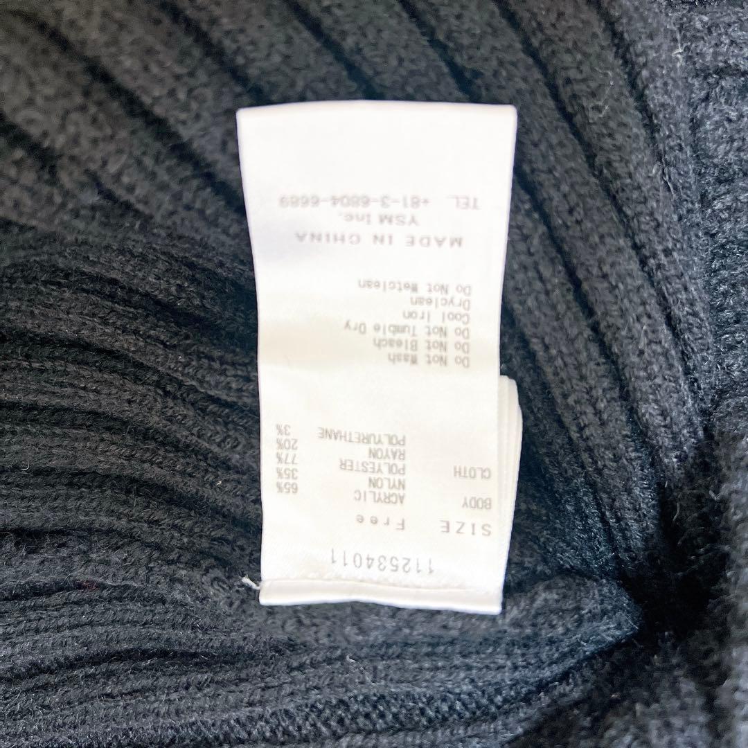 Darich ダーリッチ　レイヤードライクニットミニワンピース　襟　胸元リボン