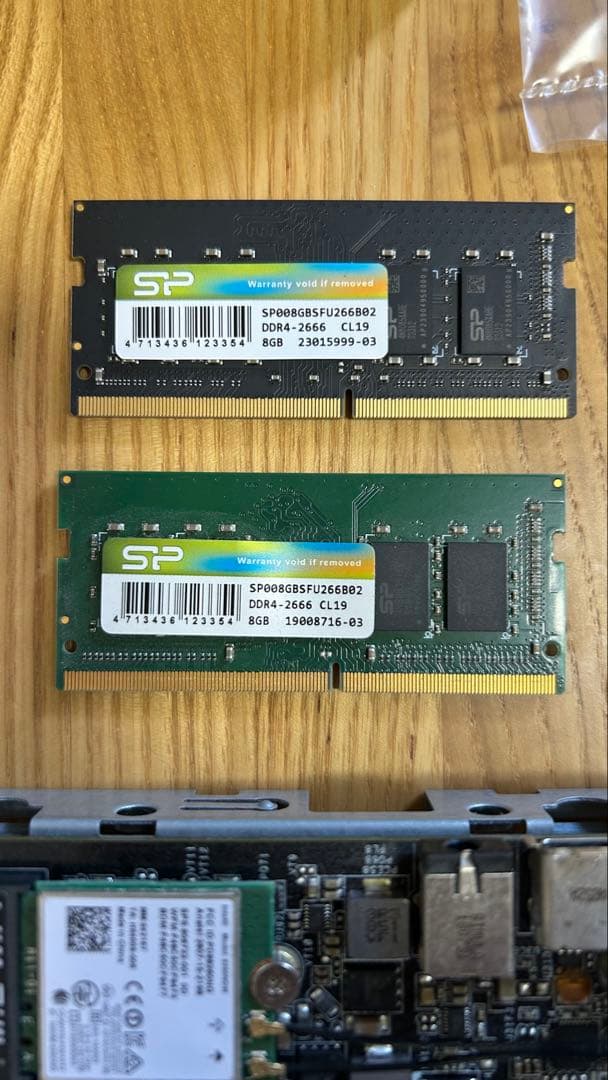 DeskMini A300 CPU・メモリ・Wi-Fiモジュールセット