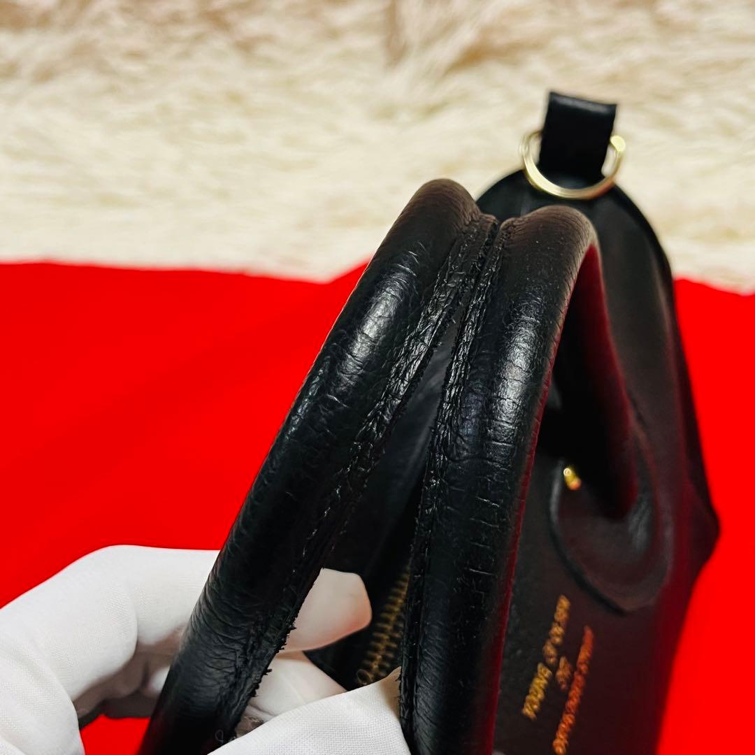 YOUNG&OLSEN フレームワーク別注 ミニボストン 2way ブラック