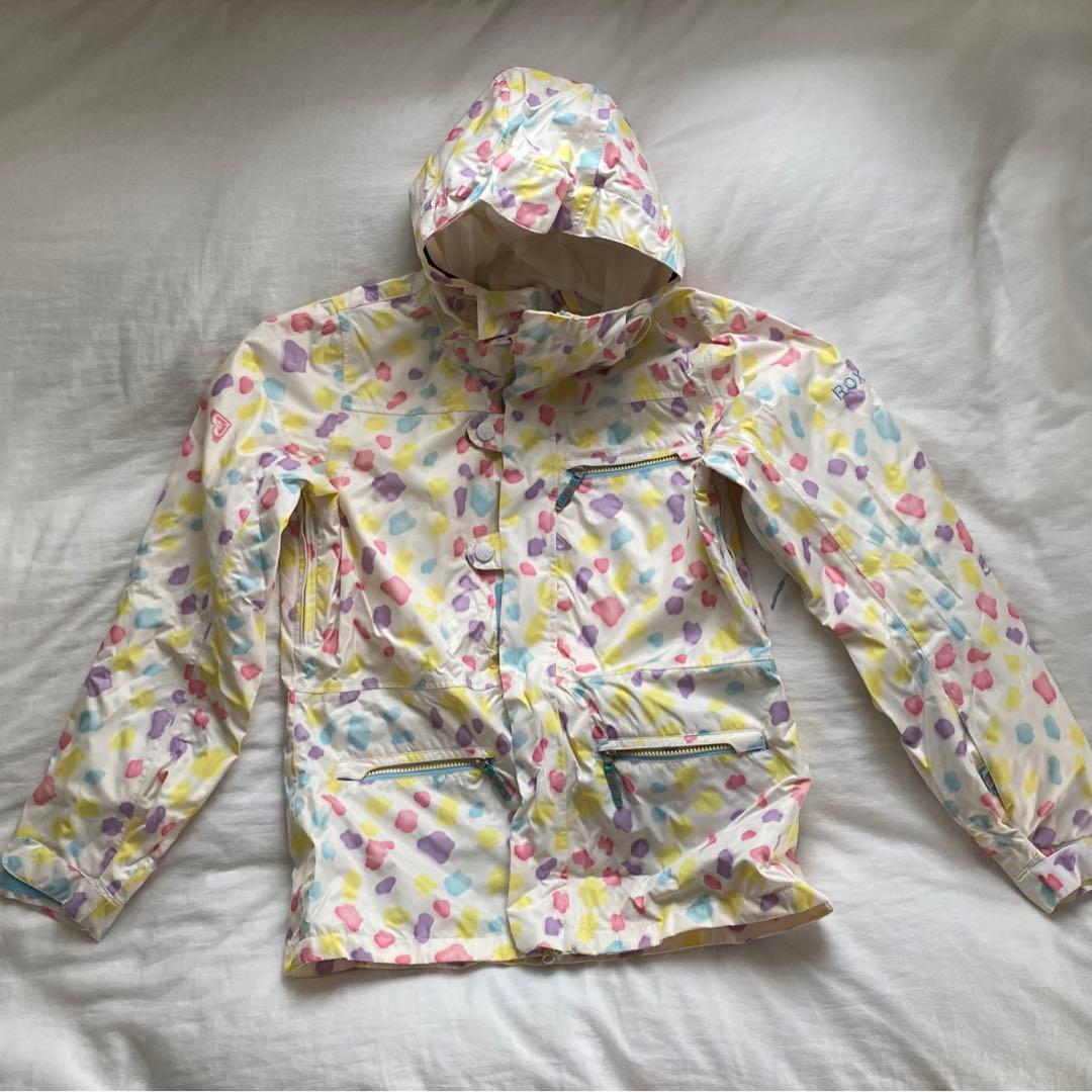 【一式セット】スノーボードウェア上ROXY下VOLCOM小物バッグ 全て込み