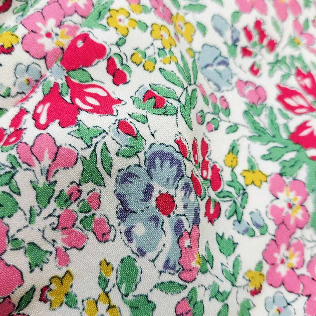 美品♡TOCCA♡リバティ♡花柄♡リボン袖♡ティアードロングワンピース