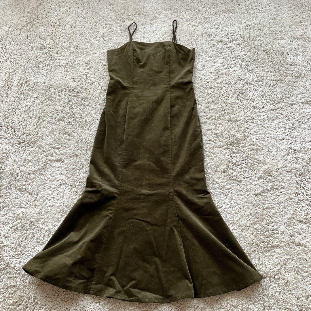 c【美品】レジャ ワンピース ドレス 結婚式 オケージョン パーティー