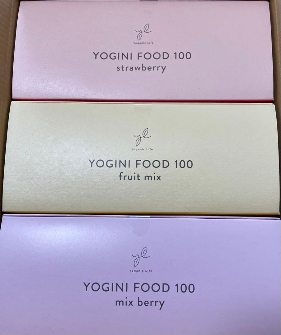 【3箱・3種類セット】YOGINI FOOD 100 ヨギーニフード　新品未開封
