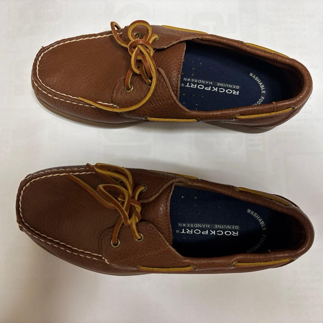 Rockport ブラウン デッキシューズ