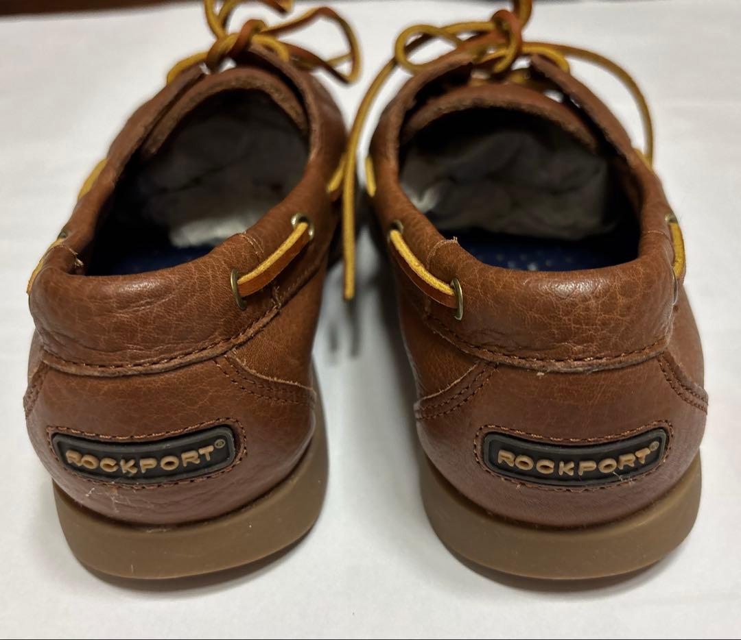 Rockport ブラウン デッキシューズ