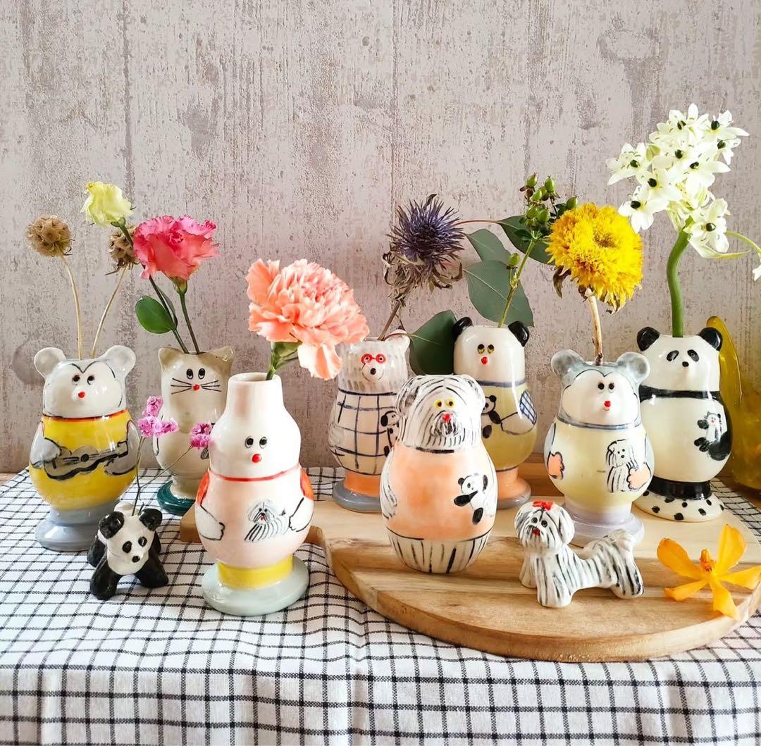 あ*め様 【新品箱付き】cyilabo チイラボ　一輪挿し　花瓶　フラワーベース